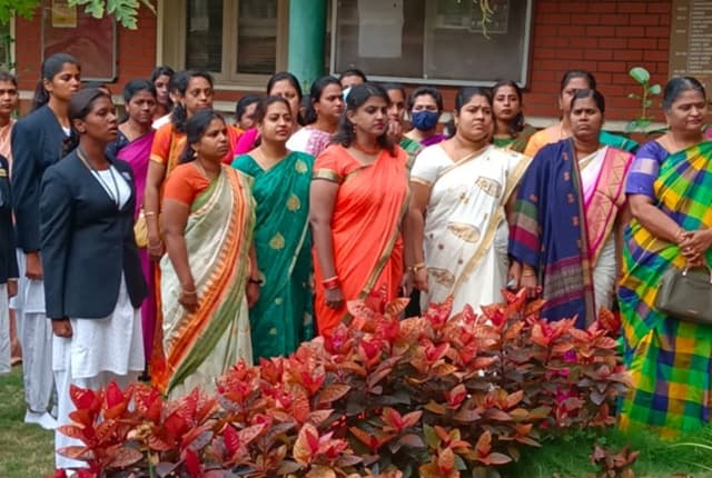 Bishop Cotton Women's Christian College Bangalore 75th Independence day celebration photo 5